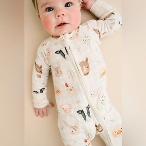 Little One Shop Farm Friends Bamboo Sleeper Size 3-6 Months